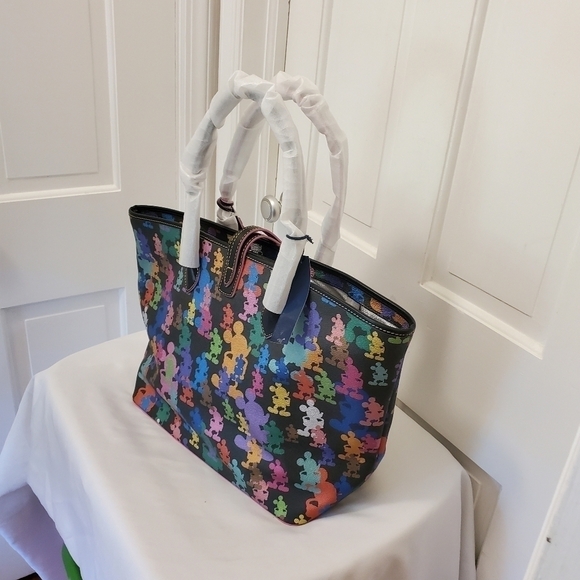 NWT Disney Dooney & Bourke Mickey Silhouette 10th Anniversary Large Tote - Picture 10 of 10